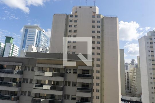 Vista da Sacada de kitnet/studio à venda com 1 quarto, 20m² em Bela Vista, São Paulo