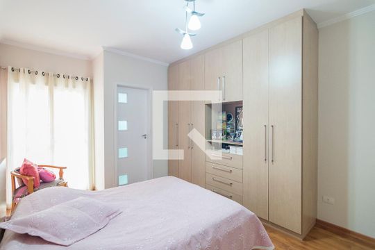 Quarto 1 Suite de casa de condomínio à venda com 3 quartos, 140m² em Campestre, Santo André