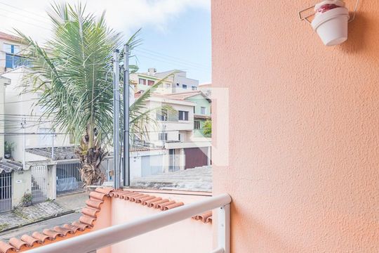 Varanda da Suite de casa de condomínio à venda com 3 quartos, 140m² em Campestre, Santo André