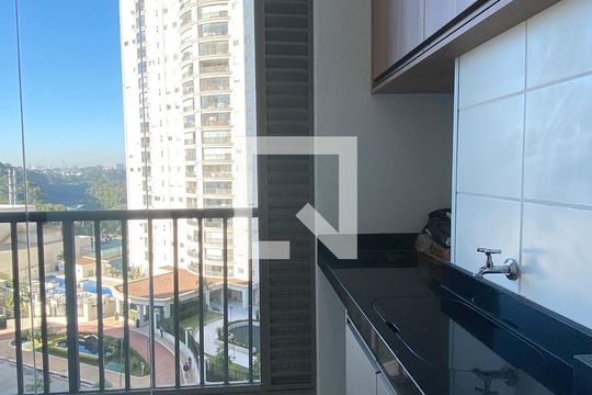 Área de Serviço de apartamento para alugar com 2 quartos, 52m² em Alphaville Empresarial, Barueri