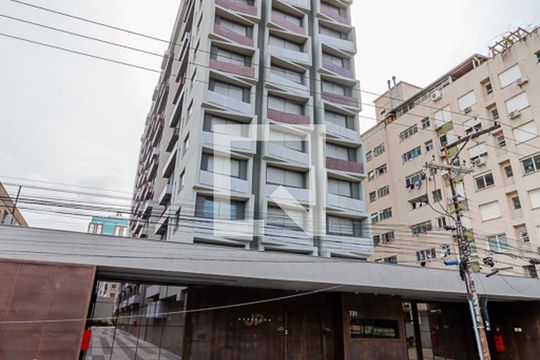 Fachada de kitnet/studio para alugar com 1 quarto, 24m² em Centro Histórico, Porto Alegre