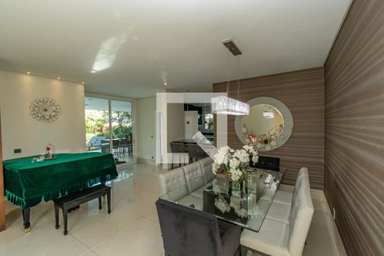 Sala de Jantar de casa de condomínio à venda com 3 quartos, 338m² em Bosque das Palmeiras, Campinas