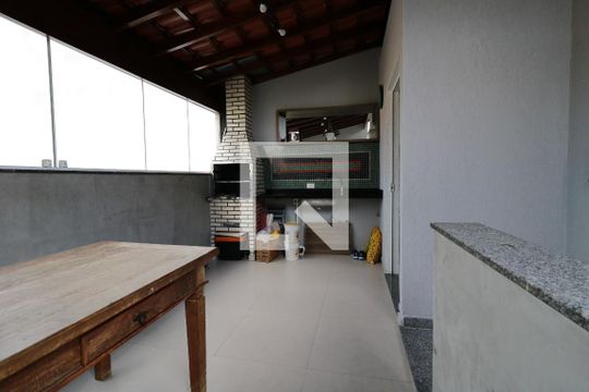 Área comum - Churrasqueira de casa à venda com 4 quartos, 140m² em Vila Eldizia, Santo André