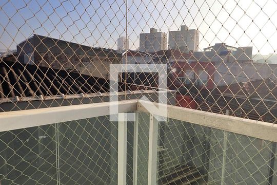 Sacada do Quarto 1 - Suíte de apartamento à venda com 2 quartos, 52m² em Vila Alto de Santo André, Santo André
