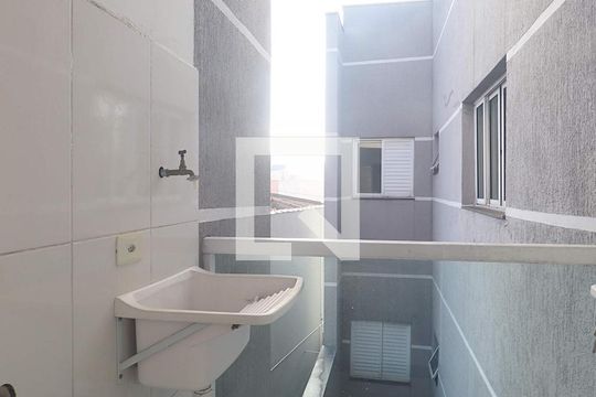 Área de Serviço de apartamento à venda com 2 quartos, 52m² em Vila Alto de Santo André, Santo André