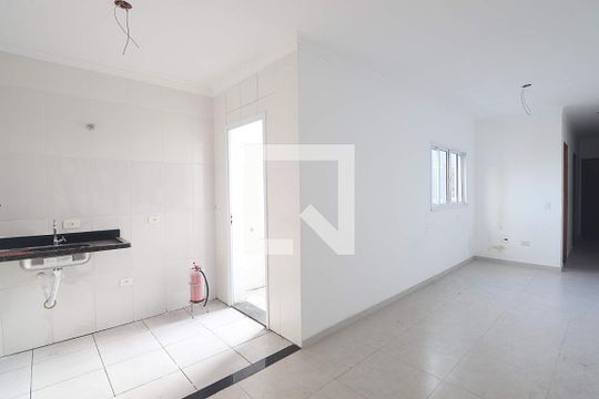 Sala de apartamento à venda com 2 quartos, 52m² em Vila Alto de Santo André, Santo André