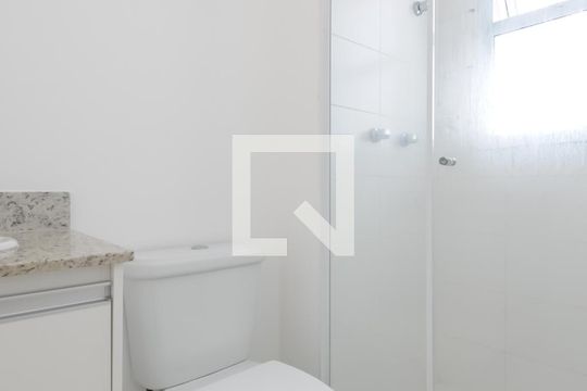 Banheiro da Suíte 2 de apartamento para alugar com 3 quartos, 91m² em Vila Lusitania, São Bernardo do Campo