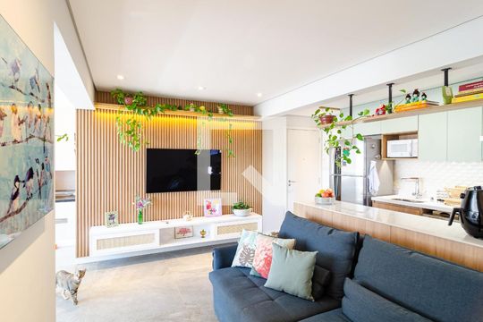 Sala de apartamento à venda com 2 quartos, 68m² em Vila Mascote, São Paulo