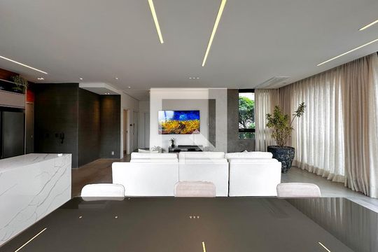 Sala de apartamento à venda com 3 quartos, 157m² em Campo Belo, São Paulo