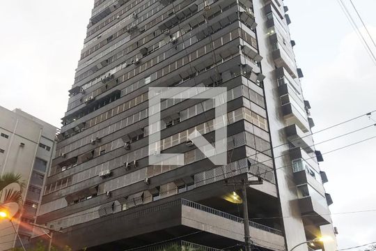 Fachada do Prédio de apartamento para alugar com 1 quarto, 50m² em Itararé, São Vicente