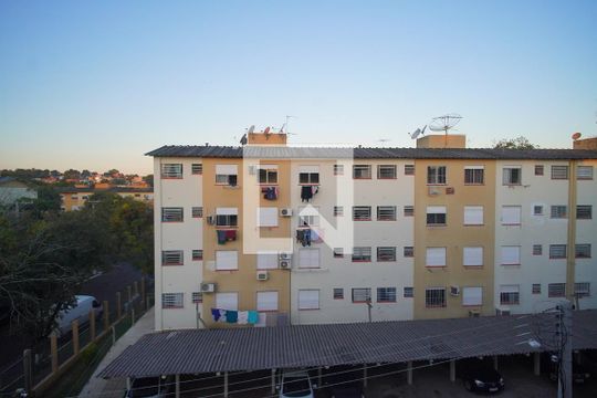 Sala - Vista de apartamento à venda com 2 quartos, 52m² em Canudos, Novo Hamburgo