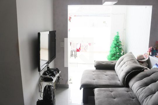 Sala de apartamento à venda com 3 quartos, 120m² em Santa Maria, Santo André