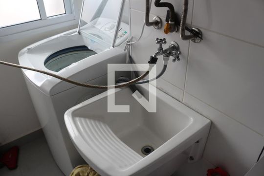 Área de Serviço de apartamento à venda com 3 quartos, 120m² em Santa Maria, Santo André