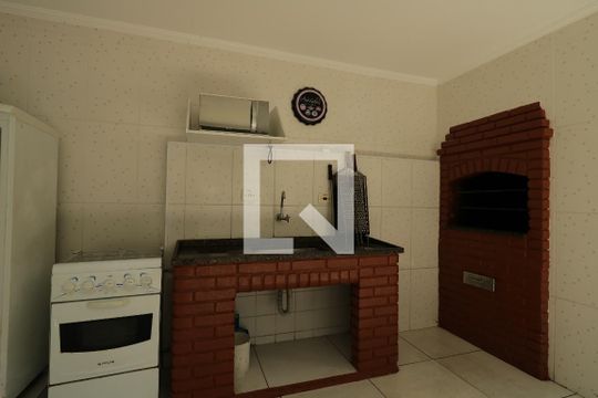 Área comum - Churrasqueira de apartamento para alugar com 2 quartos, 59m² em Vila Valparaíso, Santo André