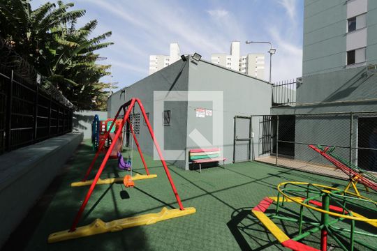 Área comum - Playground de apartamento para alugar com 2 quartos, 59m² em Vila Valparaíso, Santo André
