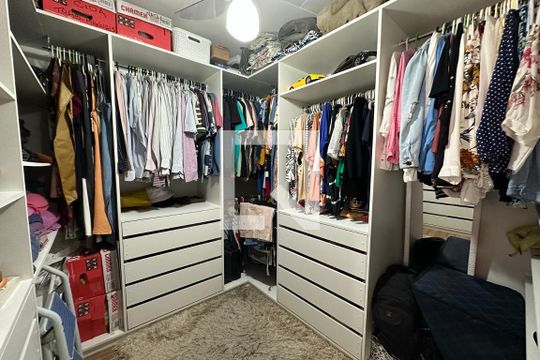 Closet da suíte de apartamento à venda com 2 quartos, 169m² em Freguesia de Jacarepaguá, Rio de Janeiro
