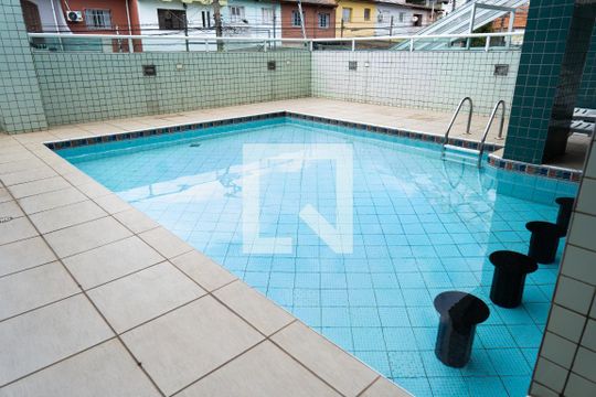 Piscina de apartamento à venda com 2 quartos, 75m² em Vila Bastos, Santo André