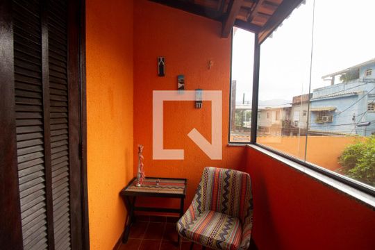 Sacada do Quarto 2 de casa de condomínio à venda com 4 quartos, 180m² em Recreio dos Bandeirantes, Rio de Janeiro