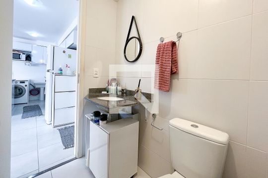 Banheiro de apartamento à venda com 1 quarto, 35m² em Vila Leopoldina, São Paulo