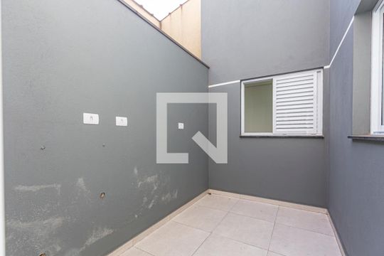 Área de Serviço de apartamento para alugar com 2 quartos, 42m² em Vila Marina, Santo André