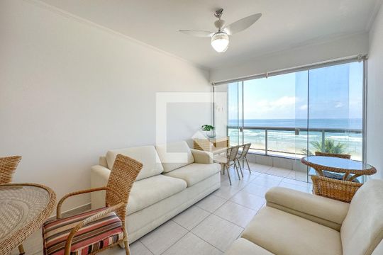 Sala de apartamento para alugar com 3 quartos, 120m² em Centro, Guarujá