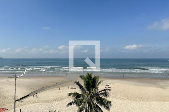 Varanda - Vista de apartamento para alugar com 3 quartos, 120m² em Centro, Guarujá