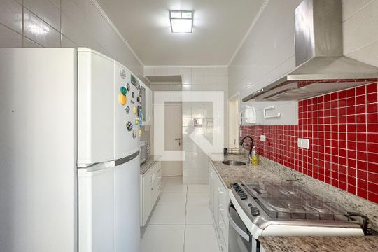 Cozinha de apartamento para alugar com 3 quartos, 120m² em Centro, Guarujá