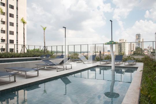 Área comum - Piscina de apartamento para alugar com 1 quarto, 37m² em Vila Monte Alegre, São Paulo