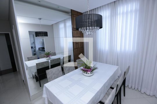 Sala de Jantar de apartamento à venda com 3 quartos, 87m² em Eldorado, Contagem