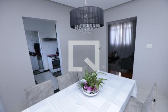 Sala de Jantar de apartamento à venda com 3 quartos, 87m² em Eldorado, Contagem