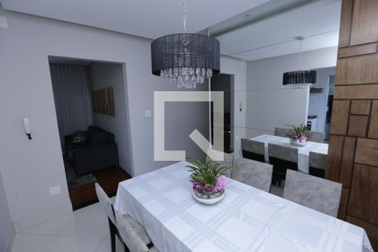 Sala de Jantar de apartamento à venda com 3 quartos, 87m² em Eldorado, Contagem
