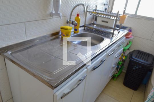 Cozinha e Área de Serviço de apartamento à venda com 2 quartos, 37m² em Jacarepaguá, Rio de Janeiro