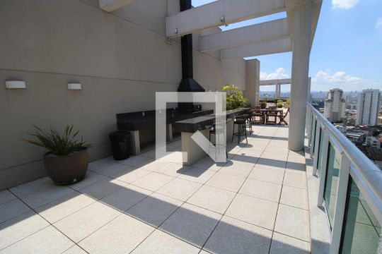 Área comum - terraço  - Churrasqueira  de apartamento à venda com 1 quarto, 36m² em Barra Funda, São Paulo