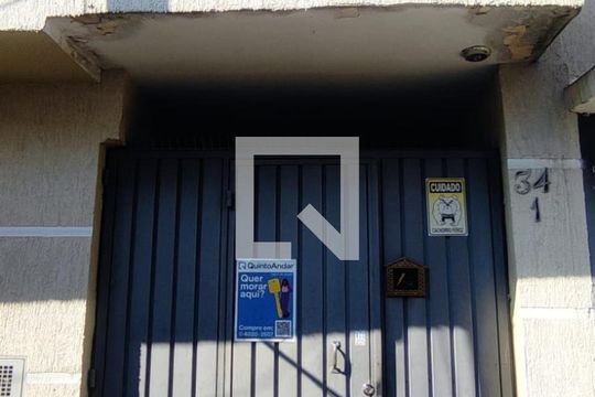 fachada / placa instalada de casa à venda com 3 quartos, 96m² em Jardim Brasil (zona Norte), São Paulo