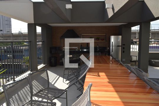 Área comum - Churrasqueira de kitnet/studio à venda com 1 quarto, 26m² em Jardim Independência (são Paulo), São Paulo