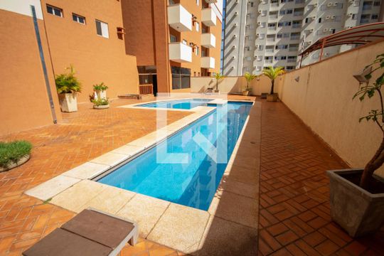 Área comum - Piscina de apartamento para alugar com 1 quarto, 32m² em Nova Ribeirânia, Ribeirão Preto