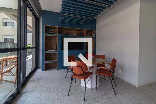 Área comum - Salão de festas de kitnet/studio à venda com 1 quarto, 42m² em Perdizes, São Paulo