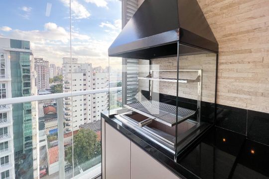 Varanda de apartamento à venda com 2 quartos, 98m² em Indianópolis, São Paulo