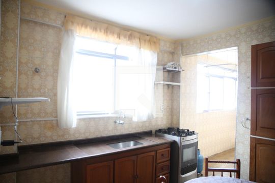 Cozinha de apartamento para alugar com 3 quartos, 120m² em Boqueirão, Praia Grande