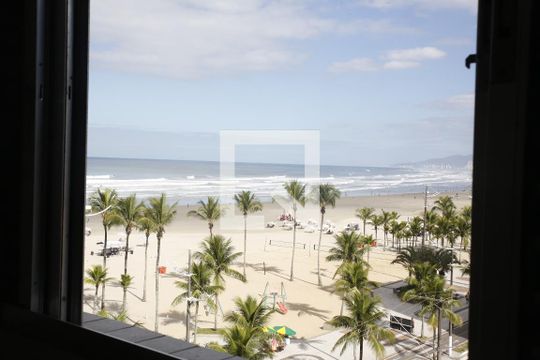 Quarto 1/vista de apartamento para alugar com 3 quartos, 120m² em Boqueirão, Praia Grande