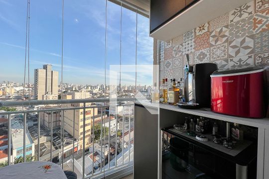 Varanda de apartamento para alugar com 2 quartos, 65m² em Bom Retiro, São Paulo