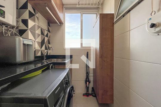 Área de Serviço de apartamento para alugar com 2 quartos, 65m² em Bom Retiro, São Paulo