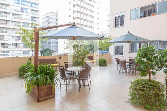 Área comum de apartamento à venda com 2 quartos, 90m² em Bela Vista, São Paulo
