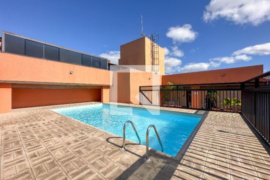 Área comum - Piscina de apartamento para alugar com 2 quartos, 70m² em Loteamento Joao Batista Juliao, Guarujá