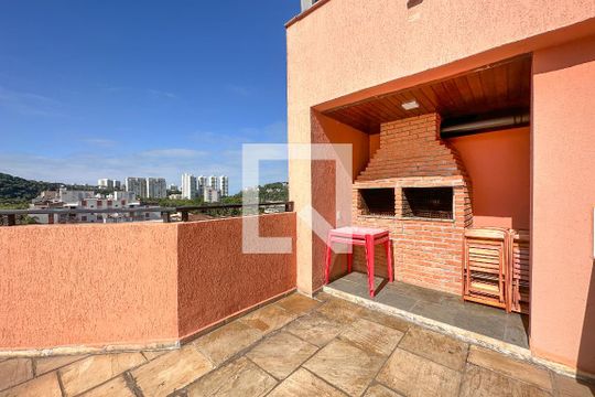 Área comum - Churrasqueira de apartamento para alugar com 2 quartos, 70m² em Loteamento Joao Batista Juliao, Guarujá