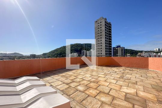 Área comum - Solarium de apartamento para alugar com 2 quartos, 70m² em Loteamento Joao Batista Juliao, Guarujá