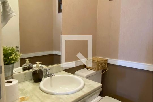 Lavabo de casa de condomínio à venda com 3 quartos, 165m² em Tamboré, Santana de Parnaíba