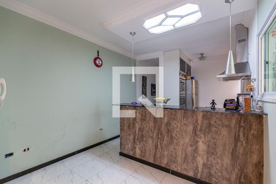 Cozinha de apartamento à venda com 2 quartos, 78m² em Vila Pires, Santo André