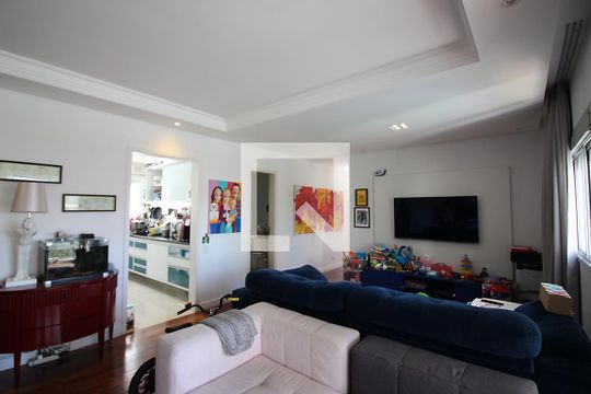 Sala  de apartamento para alugar com 3 quartos, 128m² em Nova Petrópolis, São Bernardo do Campo