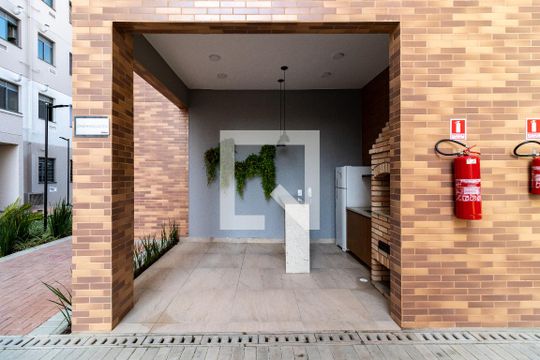 Área comum - Churrasqueira de apartamento para alugar com 1 quarto, 30m² em Várzea da Barra Funda, São Paulo
